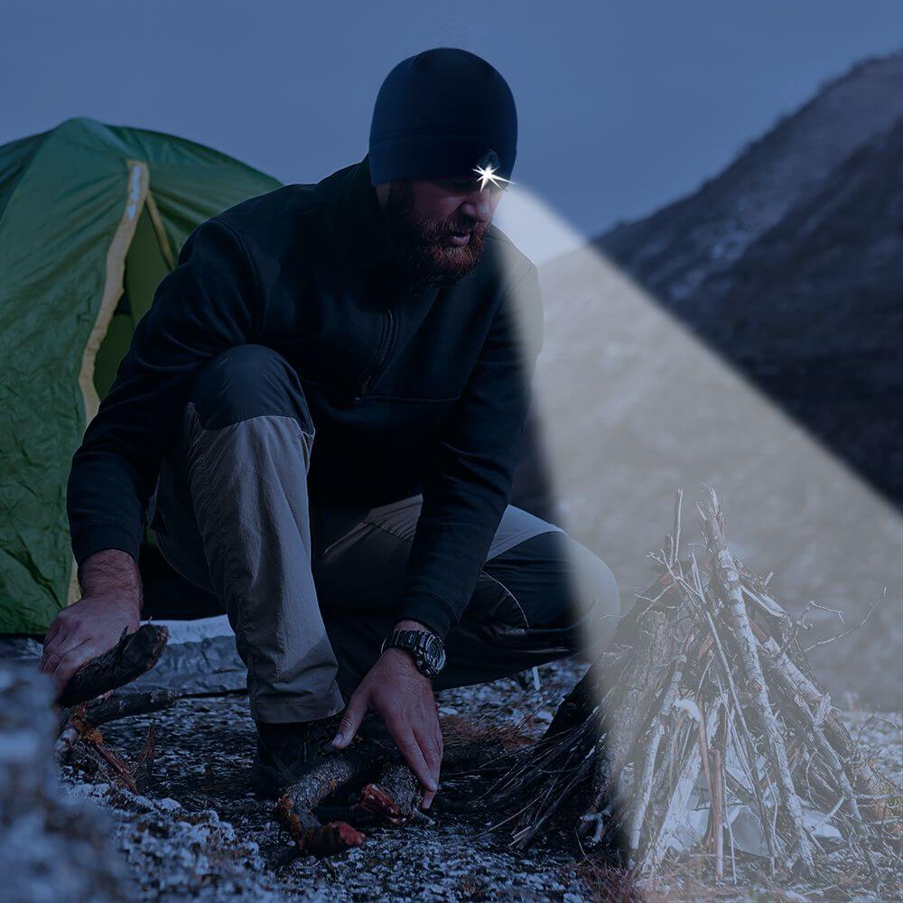 POWERCAP 2.0 Fleece LED Lighted Headlamp Beanies