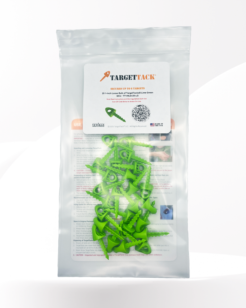 25 1-Inch Loose Bulk of TargetTacks®