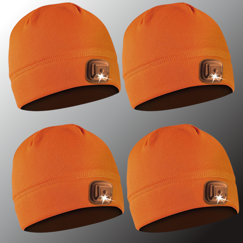 POWERCAP 3.0 Lighted Headlamp Fleece Beanies Rechargeable LED - 150 Lumens