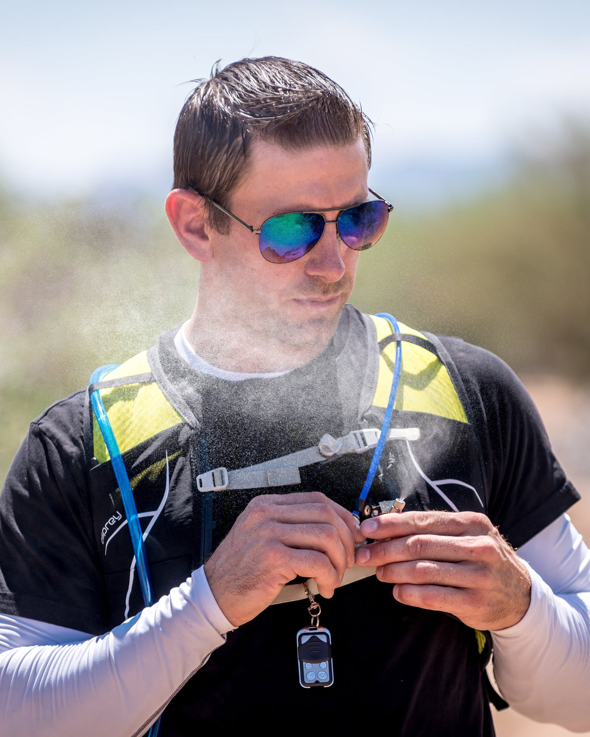 Hydration Pack Retrofit Kit – Adds Misting & Drinking Cooling System