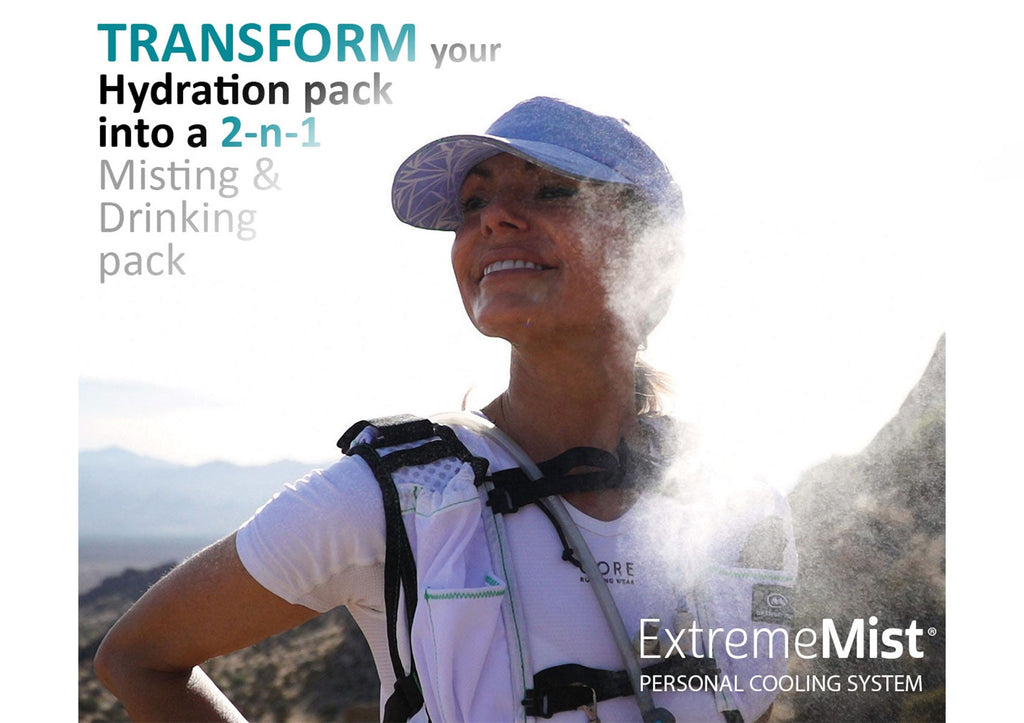 Hydration Pack Retrofit Kit – Adds Misting & Drinking Cooling System