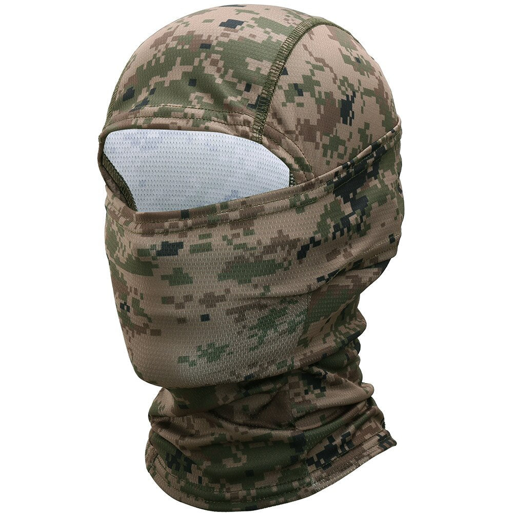 Jungle Camouflage Balaclava Full Face Bicycle Hunting Cycling Army Airsoft Sport Bike Military Tactical Paintball Ninja Hat