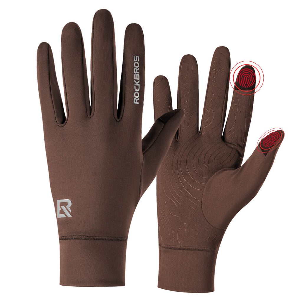Full finger winter cycling gloves