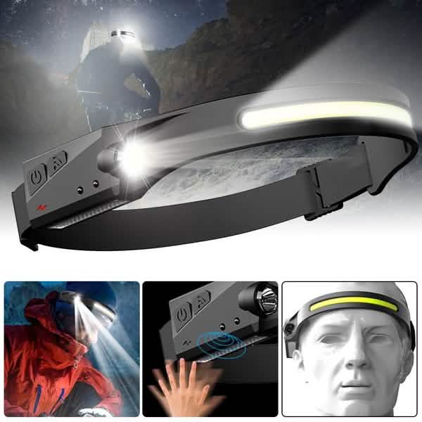 Super Bright LED Headlamp Flashlight Rechargeable